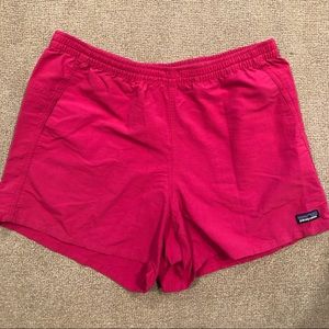 Pink Patagonia 5” baggies